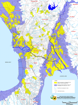 Areas in Metro Manila that flood