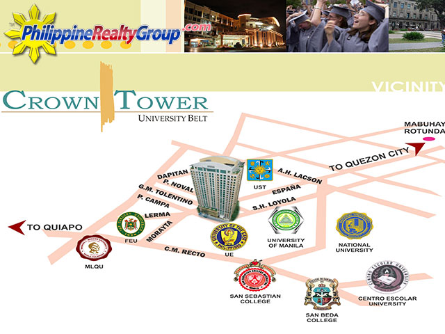 Crown Tower University Belt, Manila City, Metro Manila, Philippines